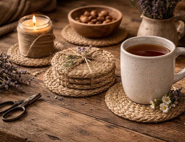 Authentic Living is characterized by hand-made Decor