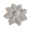 White Marble Flower Shaped T Light Candle Holder