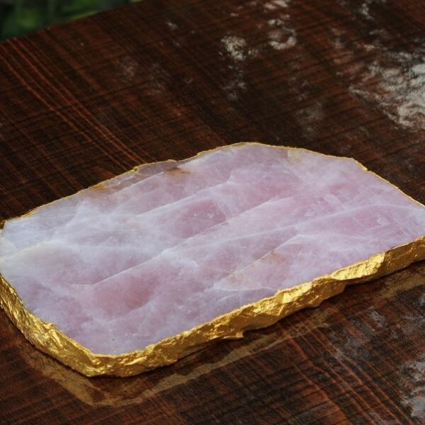 16 Rose Quartz Cheese Platter