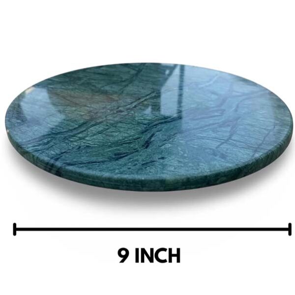 2 Handicraft Marble Chakla For Kitchen 9inch (Chapati Maker Product)