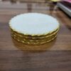 26 Marble Coaster Gold Foil Edge