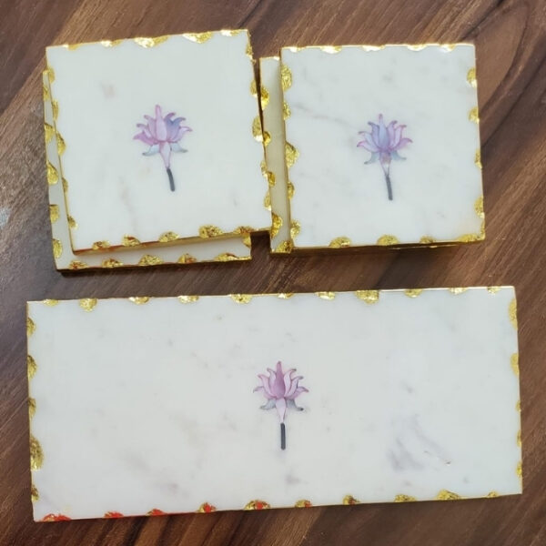 50 MOP INLAY COASTERS