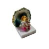 71 Agate Ganesh Figurine on a marble base 2.75"