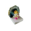 73 Agate Ganesh Figurine on a marble base 2.75"