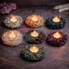 Crystal Agate Candle Holder Diya