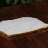 9 White Quartz Agate Cheese Platter With Gold Foil Edges