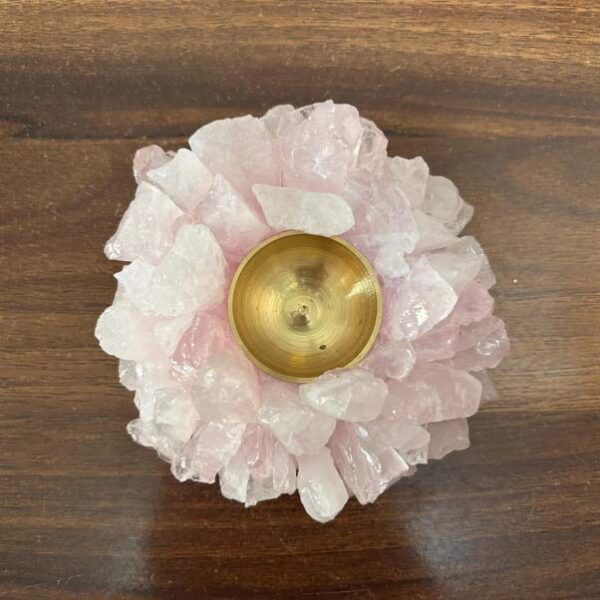 Crystal Agate Candle Holder Diya
