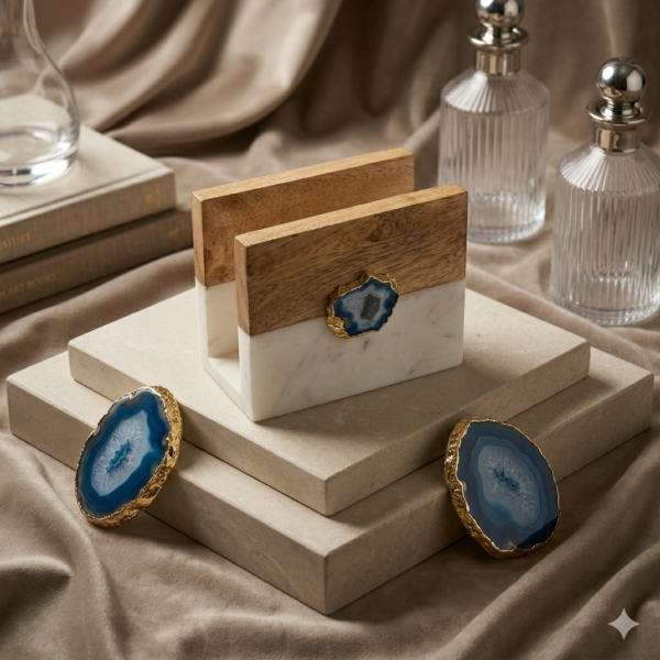 Elegant-Two-Tone-Napkin-Holder-Marble Elegant-Two-Tone-Napkin-Holder-Marble