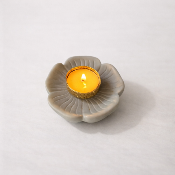 Floral-marble-tea-light-candle-holder-4 Floral marble Tea Light Candle Holder 4
