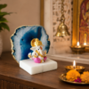 Ganesh ji With Marble and Agate Stand Ganesh ji With Marble and Agate Stand
