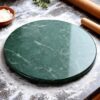 Green-chakla Handicraft Marble Chakla For Kitchen 9inch
