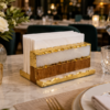Luxurious Marble and Agate Napkin Holder Luxurious Marble and Agate Napkin Holder