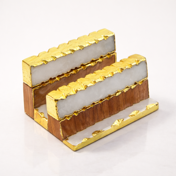 Luxurious-Marble-and-Agate-Napkin-Holder Luxurious Marble and Agate Napkin Holder