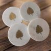 Marble-Coaster-Round-1 Marble Coaster Round With Brass Inlay Design set of 4Pcs 4"