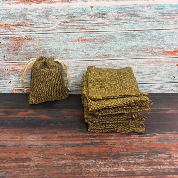 Poly Jute Packaging Bags Pack of 50 pcs