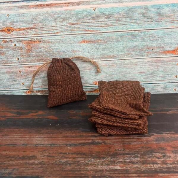 Poly Jute Packaging Bags Pack of 50 pcs