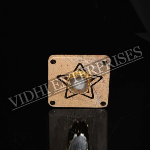 Decorative Agate Star Geode With a Stand 4"