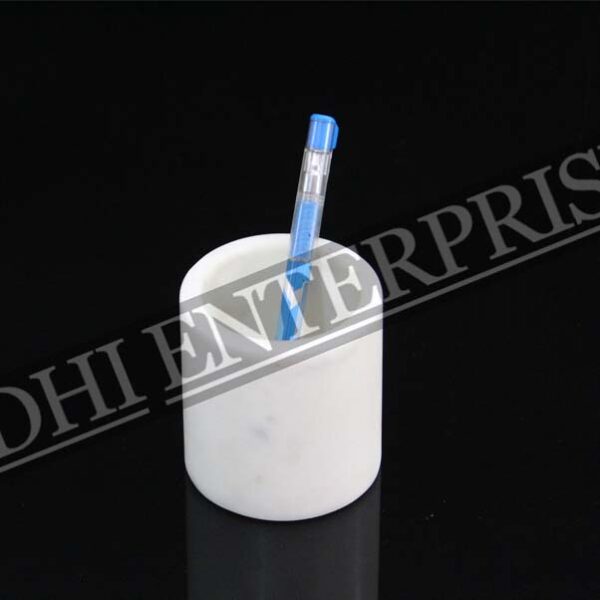 marble-pen-holder White Marble Pen Holder