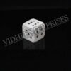 white-marble-six-sided-dice-1 White Marble Six-Sided Dice Inlay Design