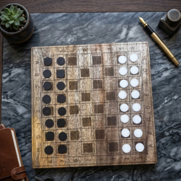 checker-board-game Classic Wooden Checker Board Game Set