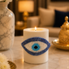 Casa Luna Decor Evil Eye Beaded Candle Holder Casa Luna Decor Evil Eye Beaded Candle Holder