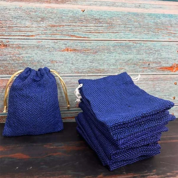 Poly Jute Packaging Bags Pack of 50 pcs
