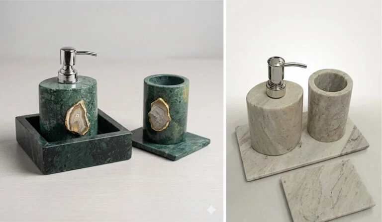 Modern Marble Bathroom Accessories for a Refined Look